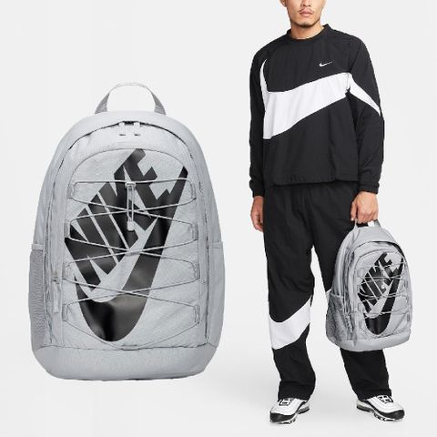 NIKE 耐吉 後背包 Hayward Backpack 灰 黑 15吋 可調背帶 大空間 雙肩包 運動包 背包 DV1296-012