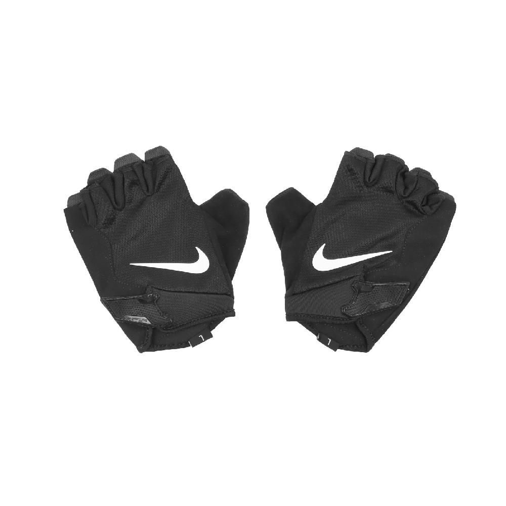 NIKE 耐吉   手套 Vapor Elite Gloves 男款 黑灰 魔鬼氈 透氣 露趾 訓練 健身 運動手套 N1010674-091