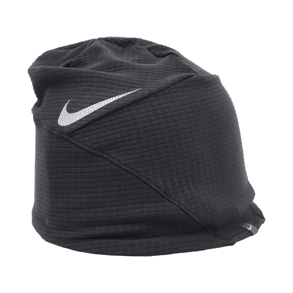 NIKE 耐吉 手套 Essential Running 男款 黑白 保暖 可觸控 附頭帶 跑步 運動 運動手套 N1000594-082