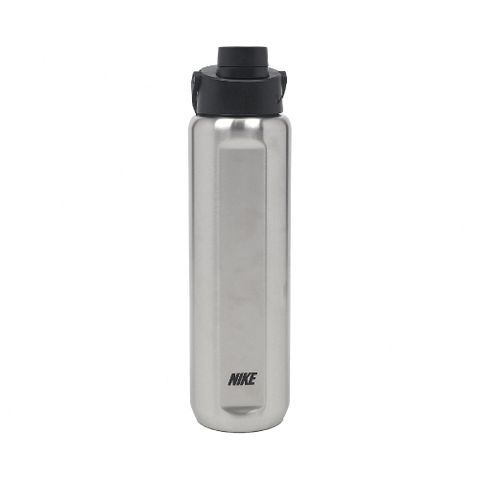 NIKE 耐吉 Nike 耐吉 水壺 Recharge Chug Stainless Stell 銀 大口徑 保冷 不鏽鋼 水瓶 N100331195-324