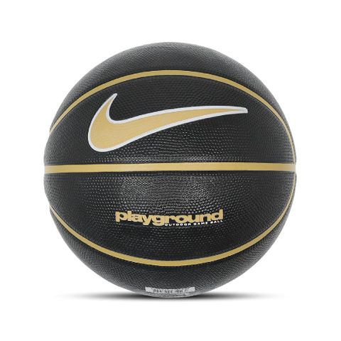 NIKE 耐吉 籃球 Everyday Play Ground 8P 黑 金 橡膠 室外 5號球 N100437101-505