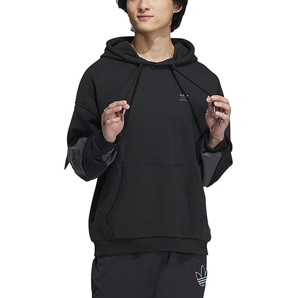 ADIDAS 愛迪達  男衣 圓領長T WW HOODY -IC8157