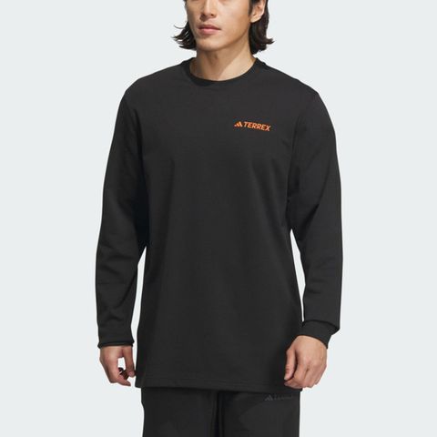 ADIDAS 愛迪達 Adidas LS GFX Tee [IT8846] 男 長袖 上衣 亞洲版 運動 戶外 休閒 寬鬆 舒適 棉質 黑