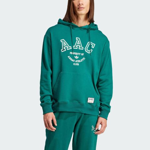 ADIDAS 愛迪達 Adidas Hack AAC Hood [IM4576] 男 連帽 上衣 帽T 亞洲版 運動 休閒 棉質 舒適 綠