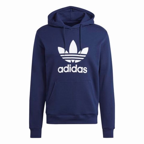 Adidas Trefoil Hoody [IM4496] 男 連帽 上衣 帽T 運動 經典 三葉草 休閒 棉質 深藍