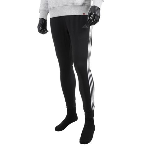 Adidas FI PT FRENCH [HE9969] 男 長褲 運動 休閒 健身 緊身 束口 愛迪達 黑白