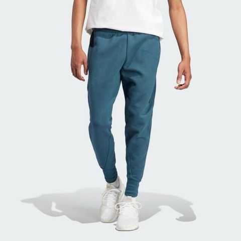Adidas M Z.N.E. PR PT [IN5100] 男 長褲 錐型褲 亞洲版 運動 休閒 中腰 彈性 藍綠