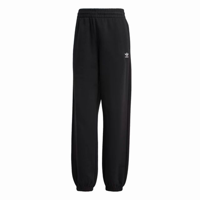 ADIDAS 愛迪達 Adidas Pants [IA6437] 女 長褲 棉褲 運動 休閒 三葉草 基本款 保暖 舒適 黑