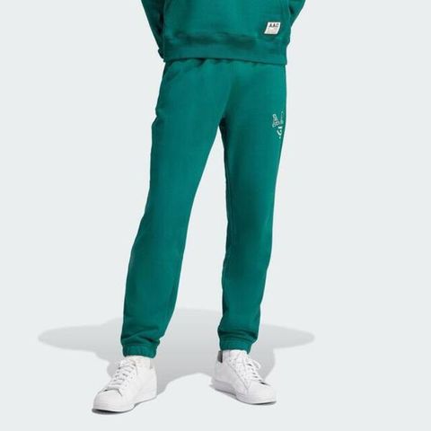 Adidas HACK AAC SWTPS [IM4579] 男 長褲 亞洲版 運動 休閒 棉質 舒適 彈性褲腳 綠