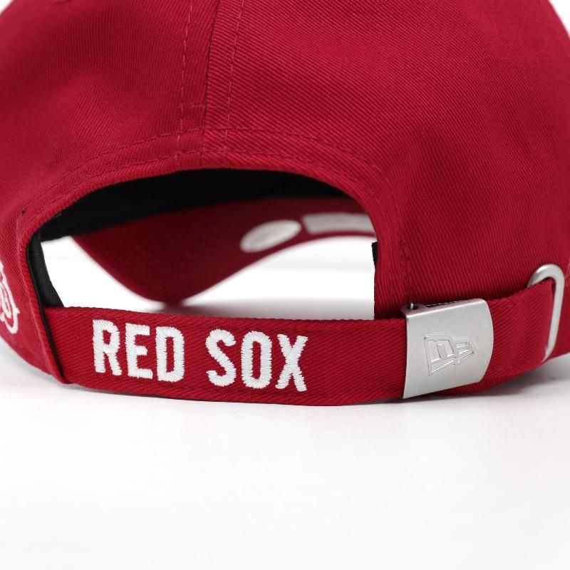 New Era 棒球帽MLB 紅白920帽型可調式帽圍BOS 波士頓紅襪老帽帽子 