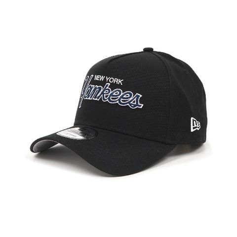 New Era 棒球帽 AF Script MLB 黑白 940帽型 可調式帽圍 紐約洋基 NYY 帽子 老帽 NE60350765