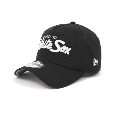 New Era 棒球帽 AF Script MLB 黑白 940帽型 可調式帽圍 芝加哥白襪 CWS 老帽 帽子 NE60350768