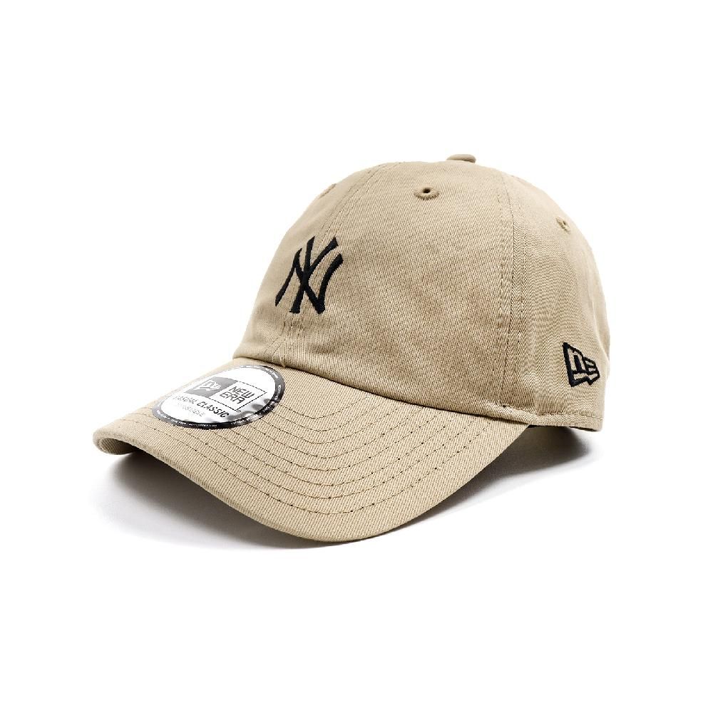 New Era 帽子Classic MLB 男女款奶茶卡其黑基本款紐約洋基棒球帽老帽NY