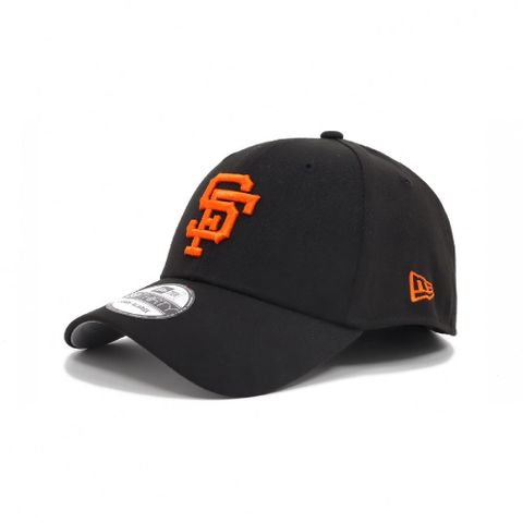 New Era 棒球帽 AF Cooperstown MLB 黑 橘 3930帽型 全封式 舊金山巨人 SF 老帽 NE60416003
