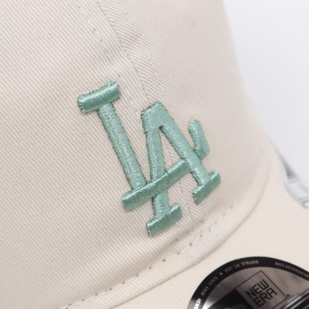 NEW ERA  棒球帽 Soft Nature-Plants MLB 象牙白 綠 920S 洛杉磯道奇 LAD 老帽 NE14148162