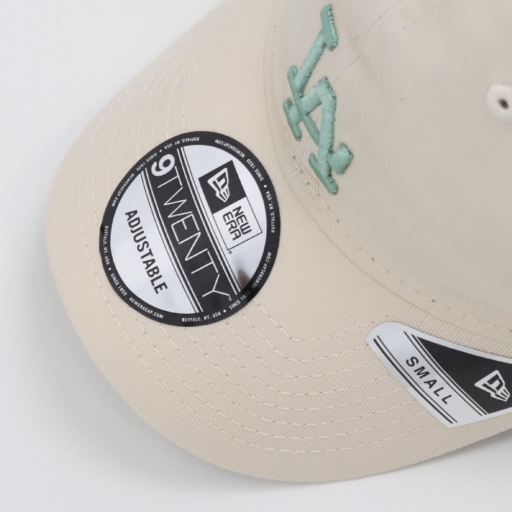 NEW ERA  棒球帽 Soft Nature-Plants MLB 象牙白 綠 920S 洛杉磯道奇 LAD 老帽 NE14148162