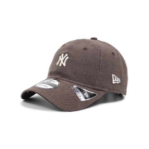 New Era 棒球帽 Soft Nature-Linen MLB 棕 象牙白 920S 紐 約洋基 NYY 老帽 NE14148165