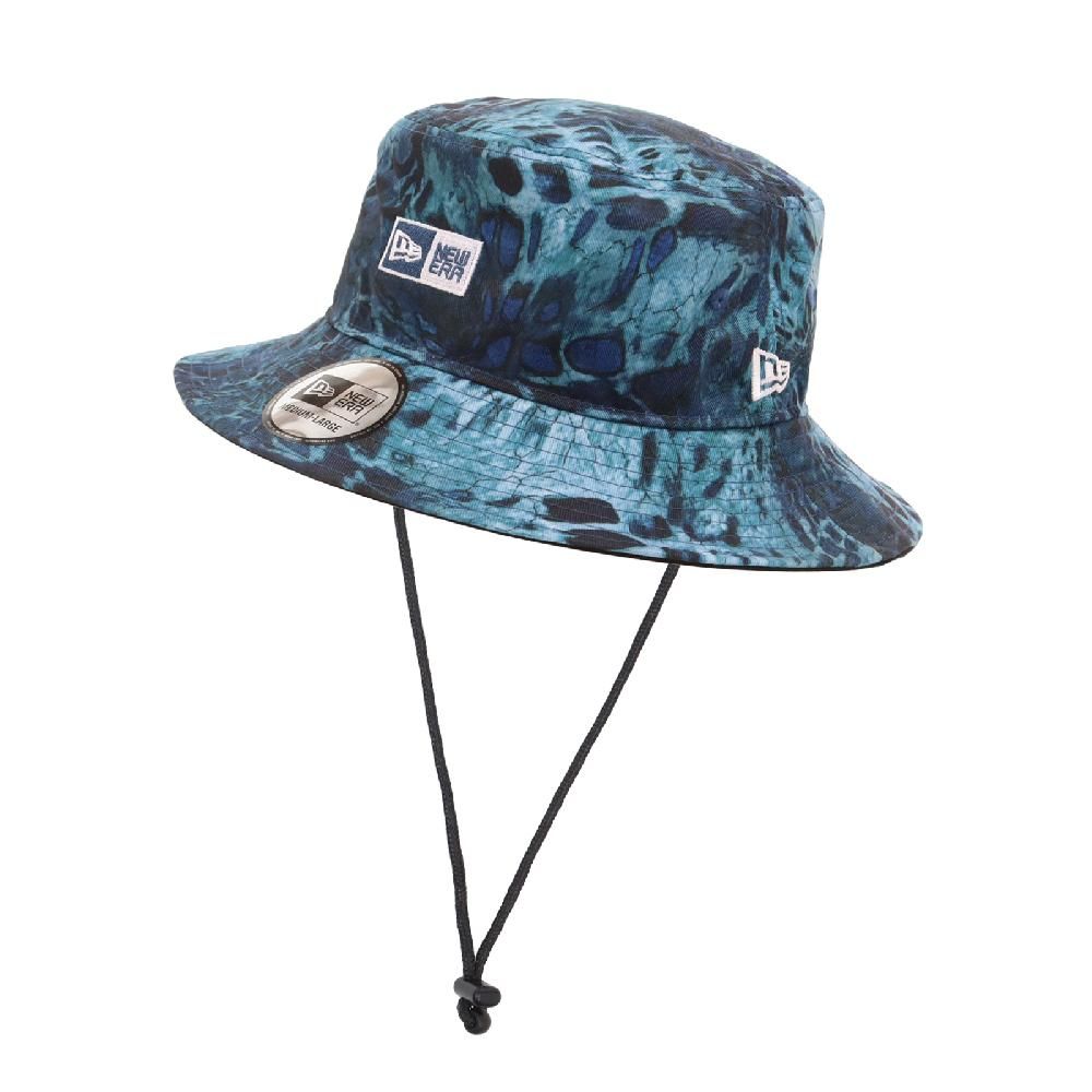 NEW ERA  探險帽 Prym1 Camo Adventure Hat 藍 綠 渲染 可拆帽繩 戶外 帽子 NE14148018