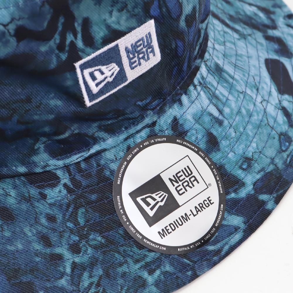 NEW ERA  探險帽 Prym1 Camo Adventure Hat 藍 綠 渲染 可拆帽繩 戶外 帽子 NE14148018