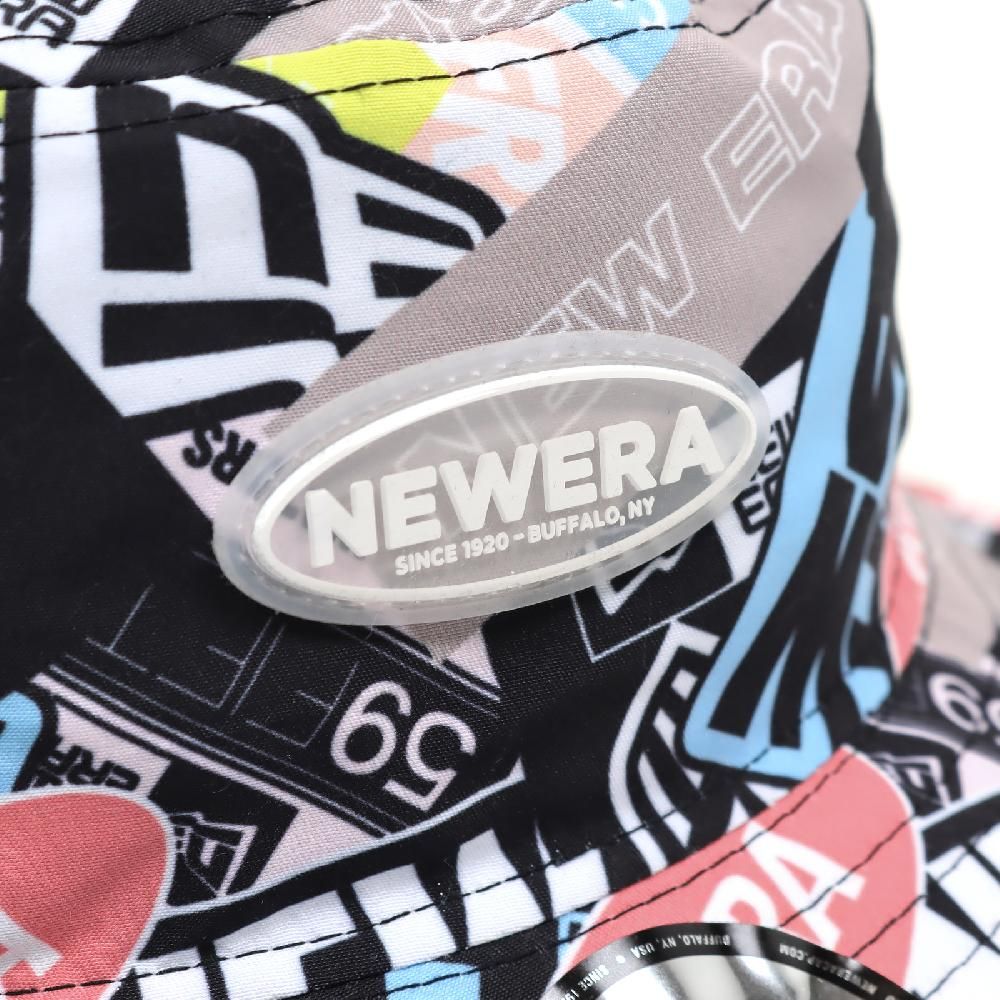 NEW ERA  漁夫帽 Party Vibe Sticker Bombing 多色 可拆帽繩 帽子 NE14148015