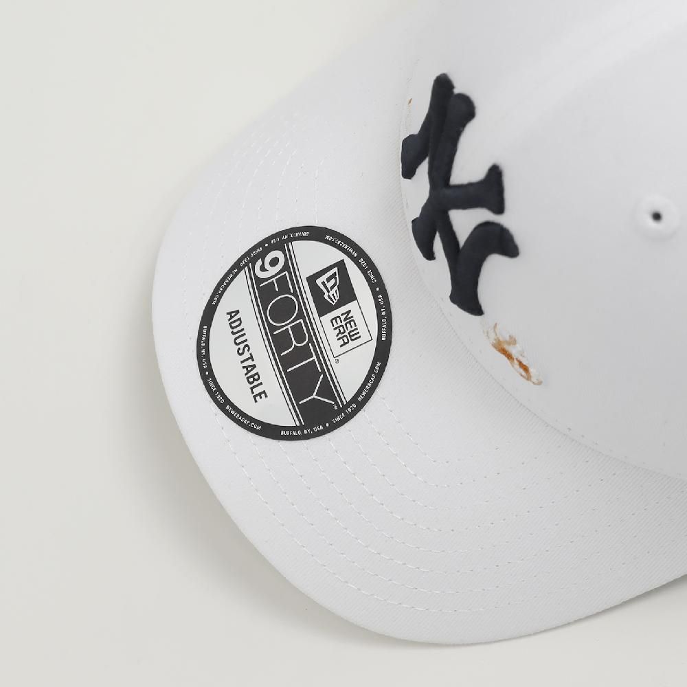 NEW ERA  棒球帽 Party Vibe MLB 白黑 940帽型 爆米花 可調帽圍 紐約洋基 NYY 老帽 NE14148123