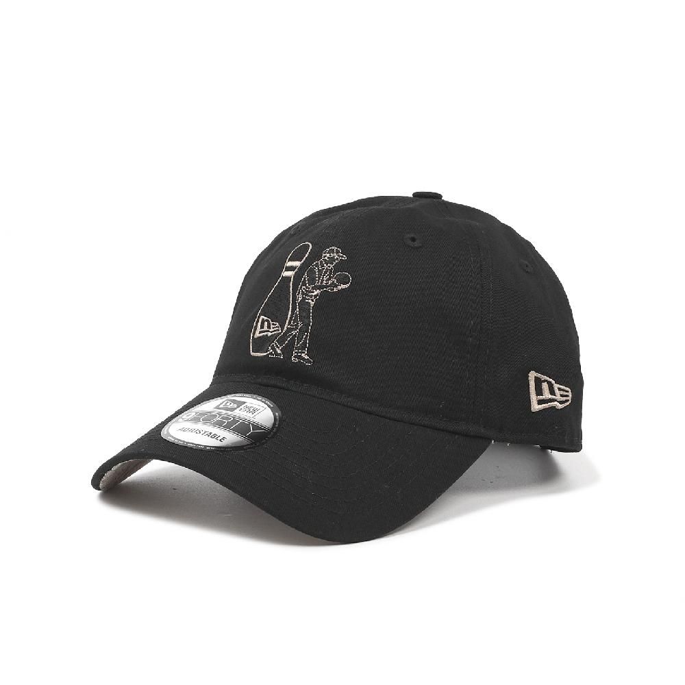 NEW ERA  棒球帽 Bowling Club Cap 黑 軟頂 940帽型 可調帽圍 老帽 帽子 NE14327605