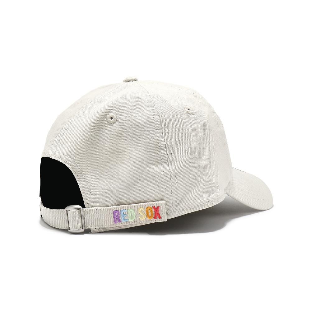 NEW ERA  棒球帽 Light Rainbow MLB Cap 米白 波士頓紅襪 BOS 920帽型 可調帽圍 NE14327648