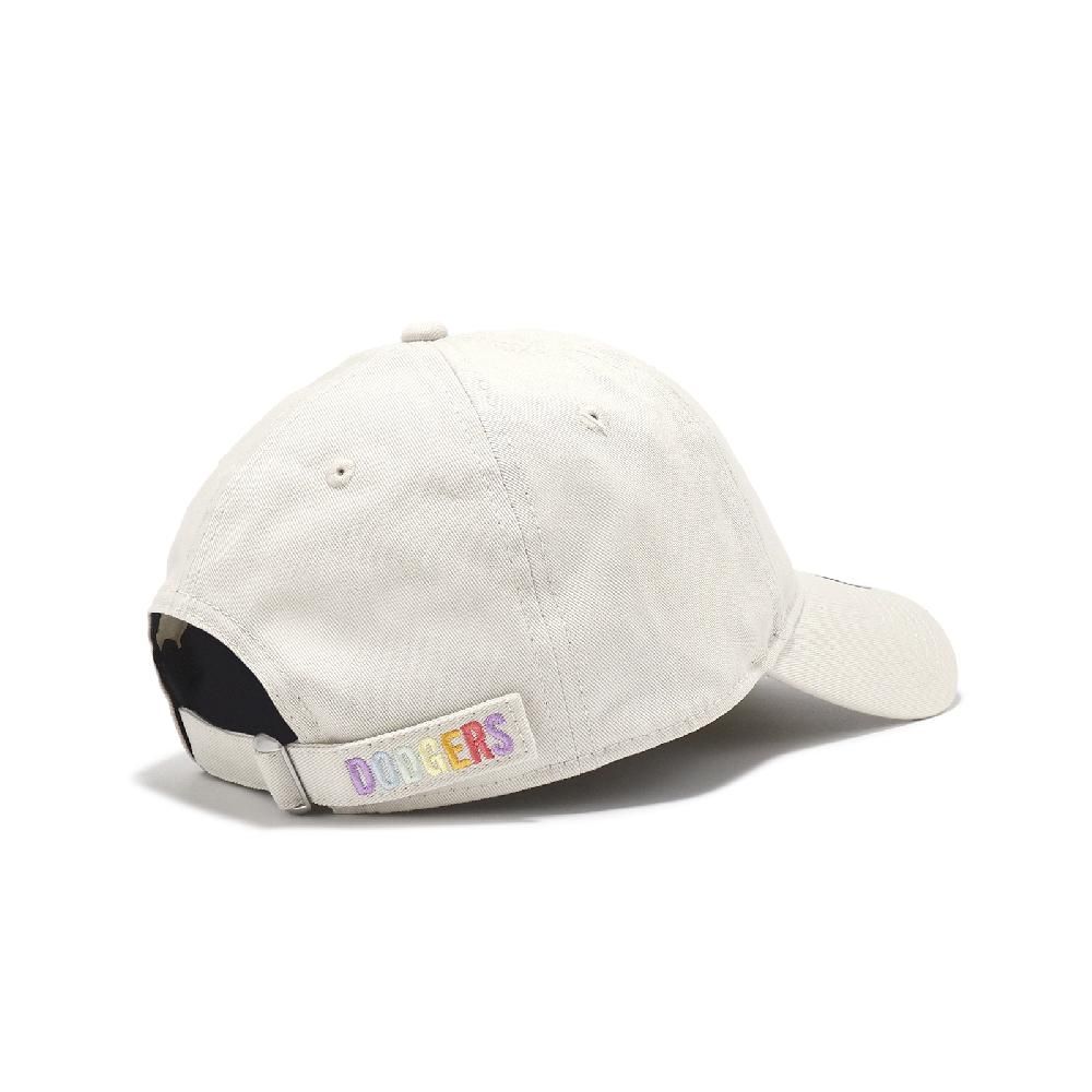 NEW ERA  棒球帽 Light Rainbow MLB Cap 米白 洛杉磯道奇 LAD 920帽型 可調帽圍  NE14327644