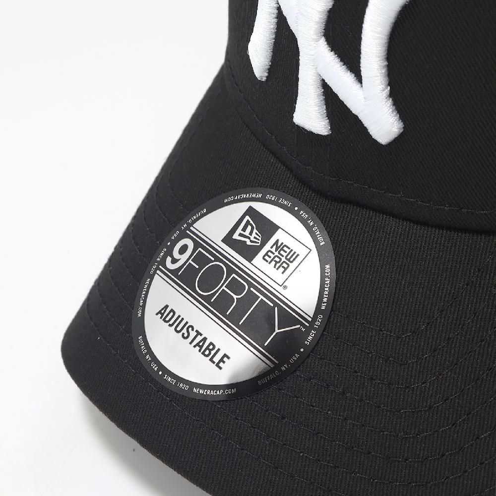 NEW ERA  棒球帽 Essential MLB 黑白 940帽型 可調帽圍 紐約洋基 NYY 老帽 帽子 NE70609992