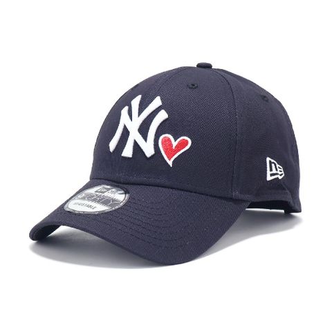 NEW ERA 棒球帽 Essential MLB Heart 深藍 940帽型 可調帽圍 紐約洋基 NYY 老帽 NE70609999