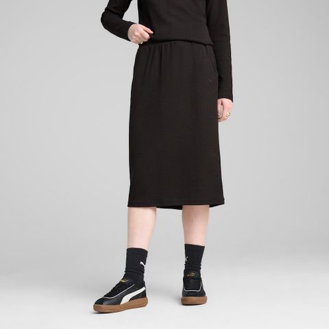 【PUMA】基本系列Her長裙(F) 長裙 女 黑色-68505901