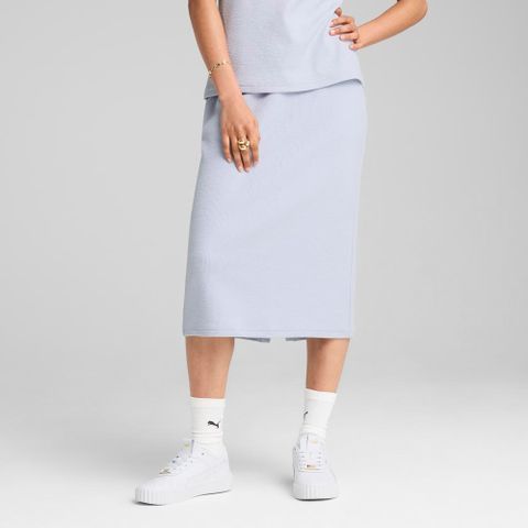【PUMA】基本系列Her長裙(F) 長裙 女 灰色-68505947