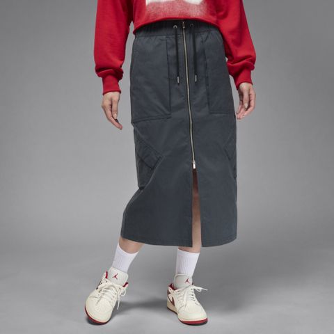 【NIKE】AS W J CHICAGO SKIRT 女 半身裙 喬丹 黑色-HF9463010