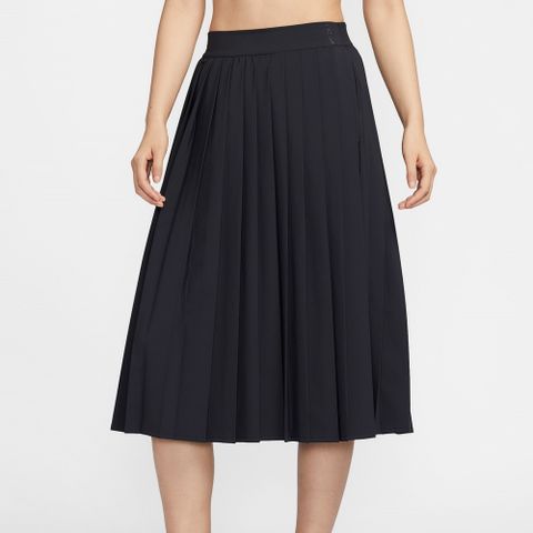 【NIKE】AS W NK 24.7 DF PLEATED SKIRT 女 短裙 黑色-HQ8154010