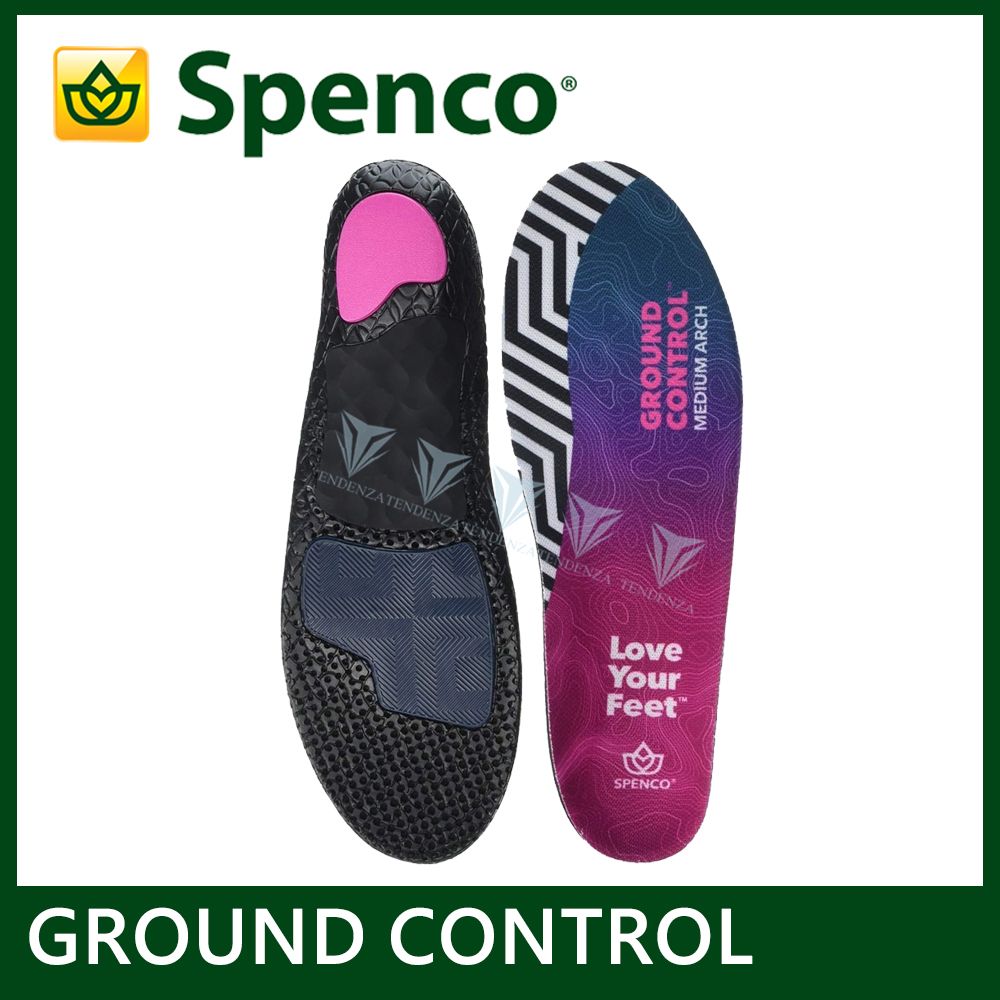 SPENCO 【美國 】GROUND CONTROL 足弓減壓鞋墊-一般足弓 SP21779