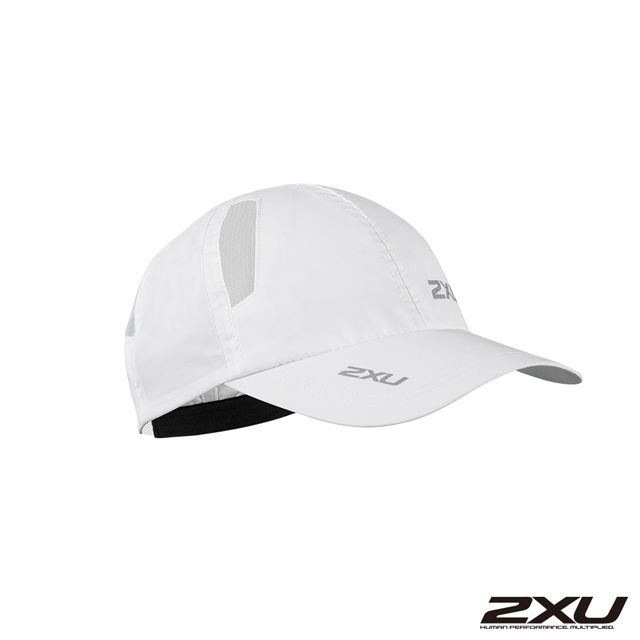 2XU  慢跑帽 白