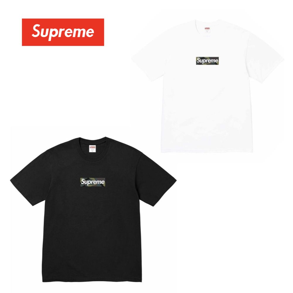 Supreme 23FW Box Logo Tee 迷彩白/黑FW23T57 - PChome 24h購物