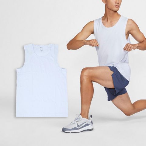 NIKE 耐吉 背心 DRI-FIT Primary STMT Tank 男款 藍 透氣 速乾 運動 訓練 無袖上衣 DV9834-085