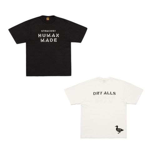 Human Made Graphic T Shirt 小鴨 短袖 白/黑 上衣 T恤 HM28TE018