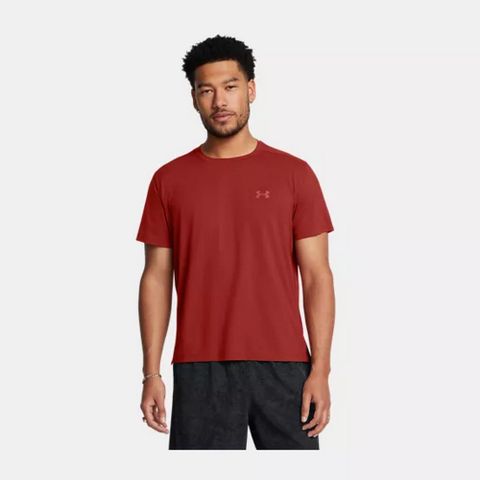 【UNDER ARMOUR】Launch Elite 短T-Shirt 男 紅色-1382648-840