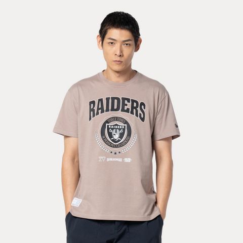 【NEW ERA】短袖Tee ESSENTIAL 拉斯維加斯突襲者 亞麻啡 男女款 -NE14148897