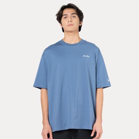 【NEW ERA】寬版短袖Tee NEW ERA BASIC NEW ERA 褪藍 男女款 -NE14326607