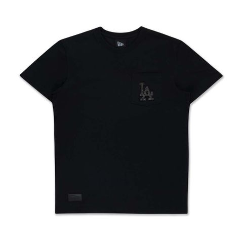 【NEW ERA】短袖袋Tee NEW ERA DARK 90S 洛杉磯道奇 黑 男女款 口袋T-NE14364846