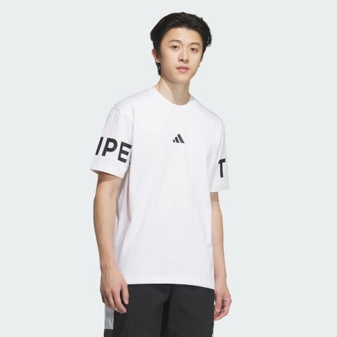 adidas 愛迪達 WORD S/S TEE 短袖上衣 男 白色-JM2080