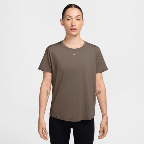 【NIKE】AS W NK ONE CLASSIC DF SS TOP 女 短袖上衣 棕色-FN2799233
