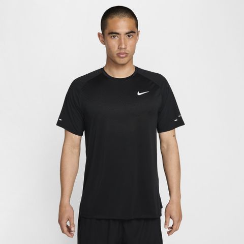 【NIKE】AS M NK DFADV STRIDE SS TOP 男款 短袖上衣 黑色-HV5204010