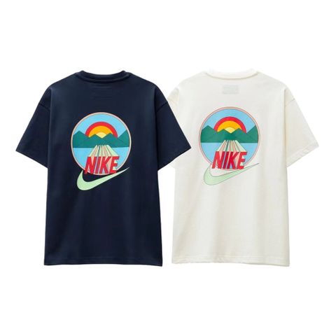 Nike Logo 胸前刺繡 短袖 靛藍 白 FB2759-133/451