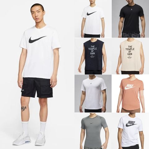NIKE 男女運動休閒短袖T恤