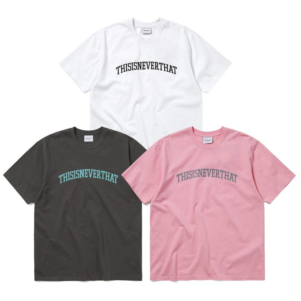 ★thisisneverthat★ ArchLogo Tee Pink TN250TTSST07PNK ☆thisisneverthat☆ ArchLogo Tee Pink TN250TTSST07PNK