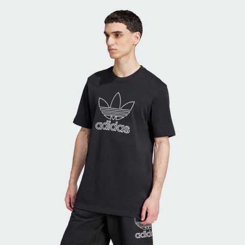 ADIDAS OUTL TREF TEE 男 短袖上衣 黑色_JP1088